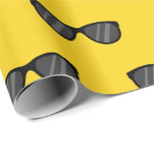 Cooler Cartoon Sonnenbrille Geschenkpapier (Rolleneckpunkt)