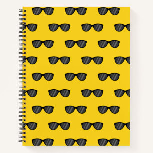 Cooler Cartoon Sonnenbrille Notizblock
