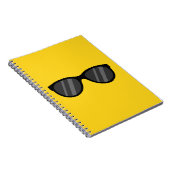 Cooler Cartoon Sonnenbrille Notizblock (Rechte Seite)