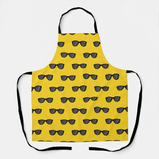 Cooler Cartoon Sonnenbrille Schürze (Vorderseite)