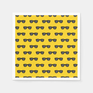Cooler Cartoon Sonnenbrille Serviette