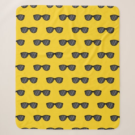 Cooler Cartoon Sonnenbrille Sherpadecke (Vorderseite)
