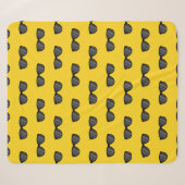 Cooler Cartoon Sonnenbrille Sherpadecke (Vorderseite (Horizontal))