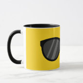Cooler Cartoon Sonnenbrille Tasse (Links)