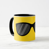 Cooler Cartoon Sonnenbrille Tasse (Vorderseite Links)