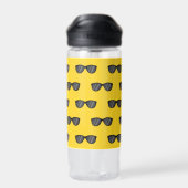 Cooler Cartoon Sonnenbrille Trinkflasche (Rückseite)