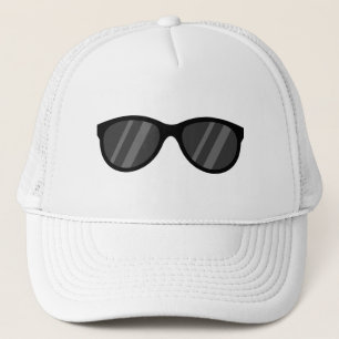 Cooler Cartoon Sonnenbrille Truckerkappe