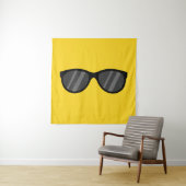 Cooler Cartoon Sonnenbrille Wandteppich (Beispiel)