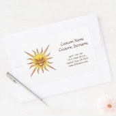 Cooler Cartoon Tätowiersymbol Rechteckiger Aufkleber (Umschlag)