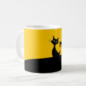 Cooler Cat Artistic Coffee Tee Tasse (Vorderseite Links)