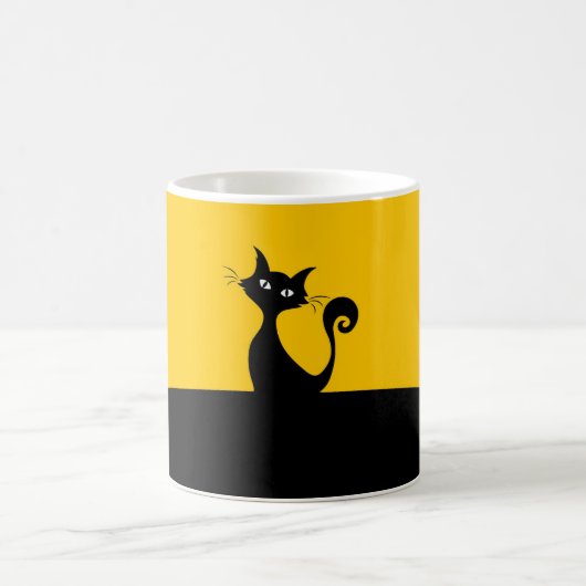 Cooler Cat Artistic Coffee Tee Tasse (Mittel)