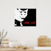 COOLER CAT-POSTER POSTER (Küche)