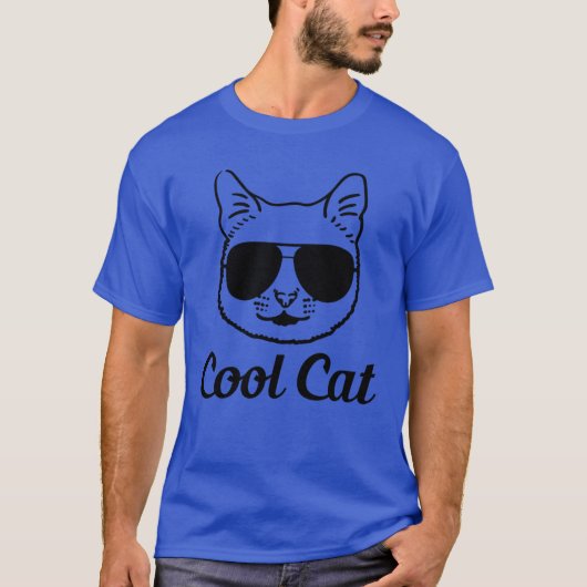 Cooler Cat T - Shirt (Vorderseite)