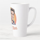 Cooler Cat Vater Vibes T - Shirt Retro Style Funny Milchtasse (Rechts)