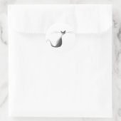 Cooler Chat Klassischer Rundaufkleber, glänzend Runder Aufkleber (Tasche)