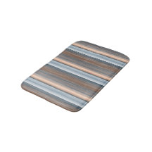 Cooler Chic Brown Slate Blue Gran Streifen Kunst,