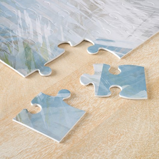 Cooler Chic Industrial Abstrakt Fusion Art Puzzle (Seite)