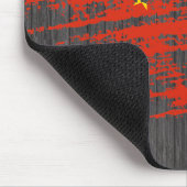 Cooler chinesischer Flaggenentwurf Mousepad (Ecke)