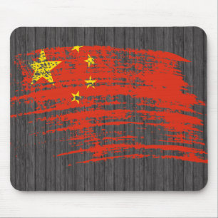 Cooler chinesischer Flaggenentwurf Mousepad