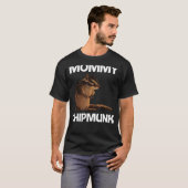 Cooler Chipmunk für Frauen Mama Eichhörnchen Whisp T-Shirt (Vorne ganz)