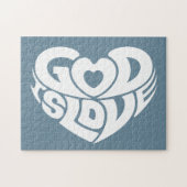 Cooler christlicher Gott ist Puzzle (Horizontal)