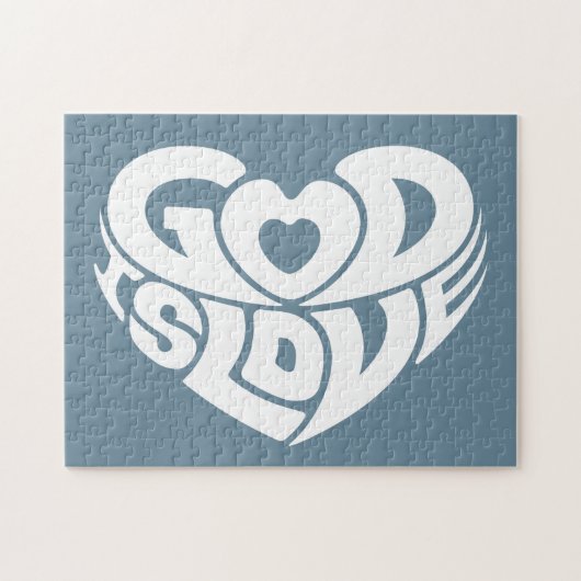 Cooler christlicher Gott ist Puzzle (Horizontal)