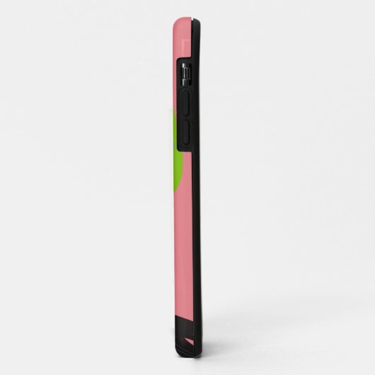 Cooler Cockatiel-Vogel, Birne Frucht Rosa Grün Case-Mate iPhone Hülle (Hinten/Links)