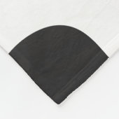 Cooler Cohutdruck Name Mit Monogramm Fleecedecke (Ecke)