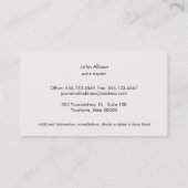 Cooler Cork Sommelier Weinexperte Visitenkarte (Rückseite)