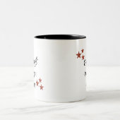 Cooler Cousin je Schwarz und Rot Zweifarbige Tasse (Mittel)