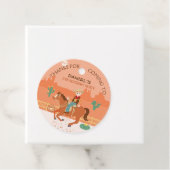 Cooler Cowboy und Pferd Geburtstagsparty Geschenkanhänger (Beispiel)