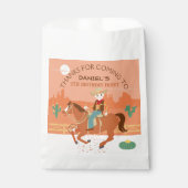 Cooler Cowboy und Pferd Geburtstagsparty Geschenktütchen (Vorderseite)