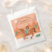 Cooler Cowboy und Pferd Geburtstagsparty Geschenktütchen (Ausgeschnitten)