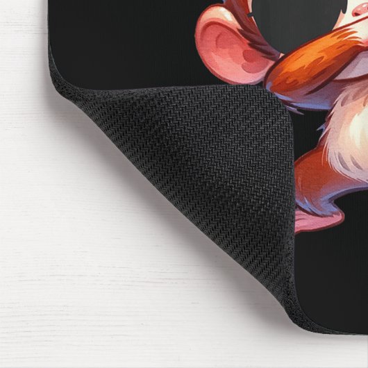 Cooler Dab-Affe mit Sungles-Cartoon-Spaß Mousepad (Ecke)