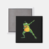 Cooler Dabbing Frog Funny Angesagt-hop Tadpole Tan Magnet (Vorderseite/Rückseite)