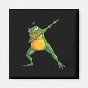 Cooler Dabbing Frog Funny Angesagt-hop Tadpole Tan Magnet