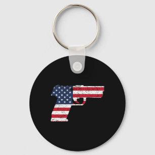Cooler Dabbing-Junge 4. Juli Amerikanische Flagge  Schlüsselanhänger