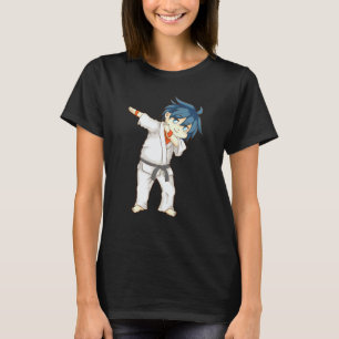 Cooler Dabbing Karate Junge Lustiger Hip Hop Judo T-Shirt