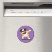 Cooler Dabbing-Mops mit Sonnenbrille Magnet (In Situ (Geschirrspüler))