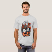 Cooler Dad Körper grill bbq T-Shirt (Vorne ganz)