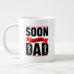 Cooler Daddy als Wortkunst Jumbo-Tasse