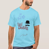 Cooler Daddy Vatertag passendes Hellblau T-Shirt (Vorderseite)