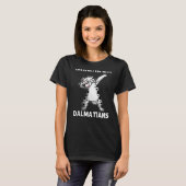 Cooler Dalmatiner für Männer Dalmatiner Hüftspitze T-Shirt (Vorne ganz)
