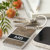 Cooler das Monogramm-Schlüsselanhänger der Männer Schlüsselanhänger (Vorderseite rechts)