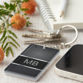 Cooler das Monogramm-Schlüsselanhänger der Männer Schlüsselanhänger (Vorderseite rechts)