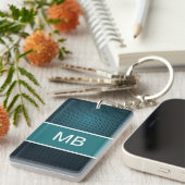 Cooler das Monogramm-Schlüsselanhänger der Männer Schlüsselanhänger (Vorderseite rechts)