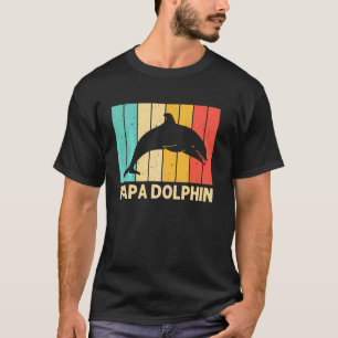 Cooler Delfin für Männer Papa Delfine Weißwal Meer T-Shirt