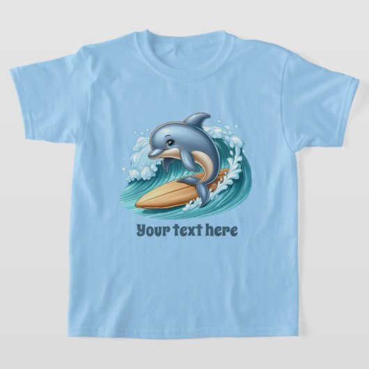 Cooler Delphin-Textpool unisex T-Shirt (Ablage )