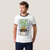 Cooler der Wecker-T - Shirt der Ananas-Männer (Vorne ganz)