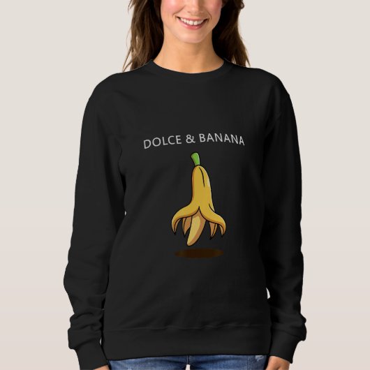 Cooler Designer Dolce and banana Frucht 1 Sweatshirt (Vorderseite)